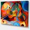 Designart - Music and Rhythm - Abstract Canvas Art Print